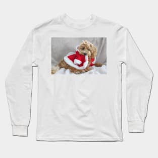 Maltipoo Santa Long Sleeve T-Shirt